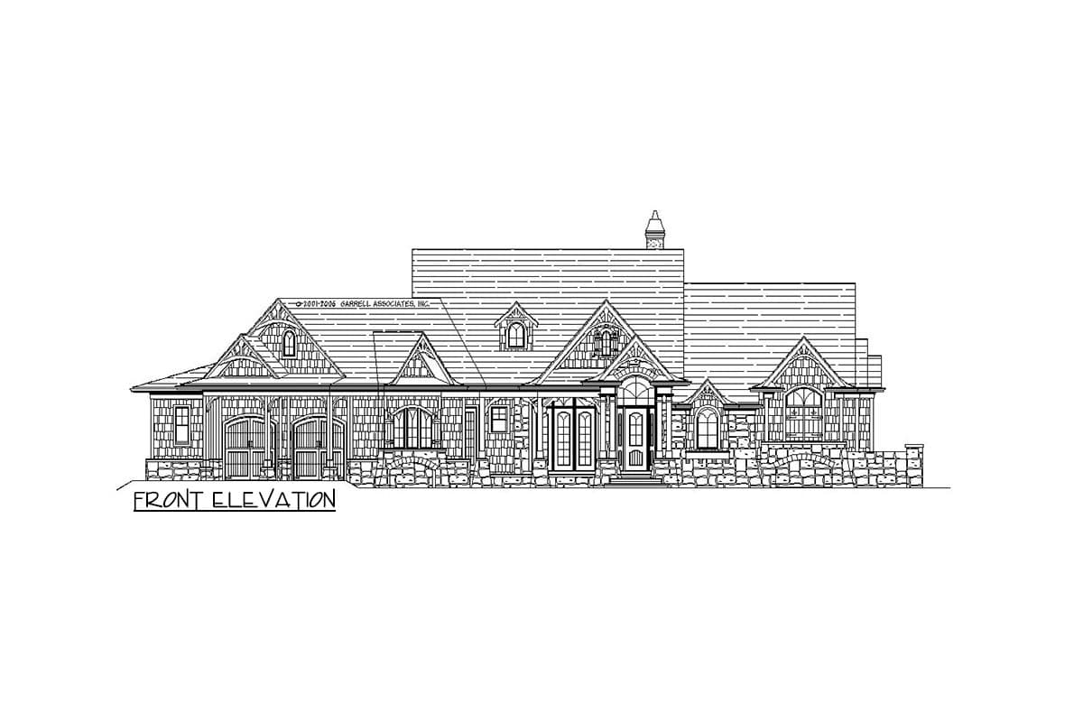 Plan 25813GE: Country Craftsman Plan with Angled Garage - Image #16 - Country, Craftsman, Mountain, Rustic