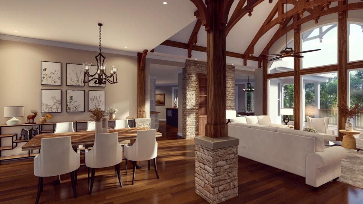 Plan 25813GE: Country Craftsman Plan with Angled Garage - Image #9 - Country, Craftsman, Mountain, Rustic