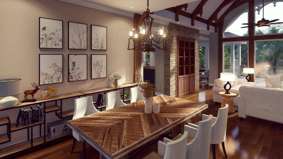 Plan 25813GE: Country Craftsman Plan with Angled Garage - Image #11 - Country, Craftsman, Mountain, Rustic