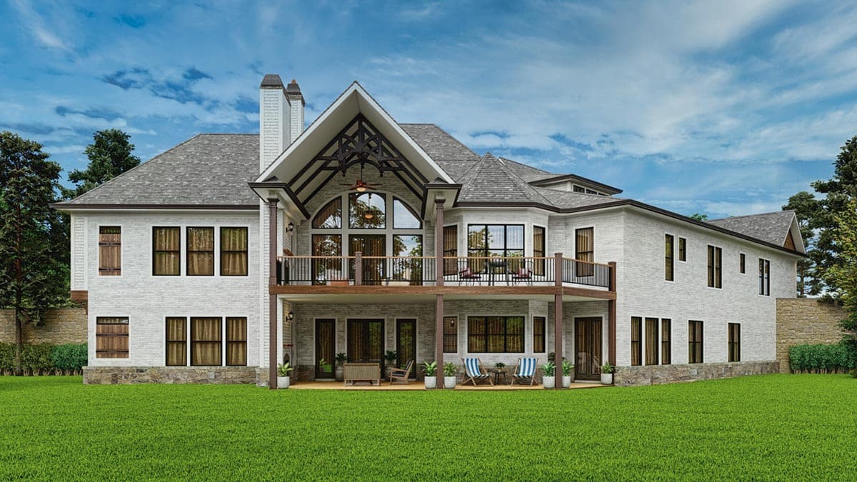 Plan 25814GE: 3400  Sq Ft Craftsman House Plan with Optional Upper and Lower Levels - Image #4 - Cottage, Country, Craftsman, Mountain, Rustic