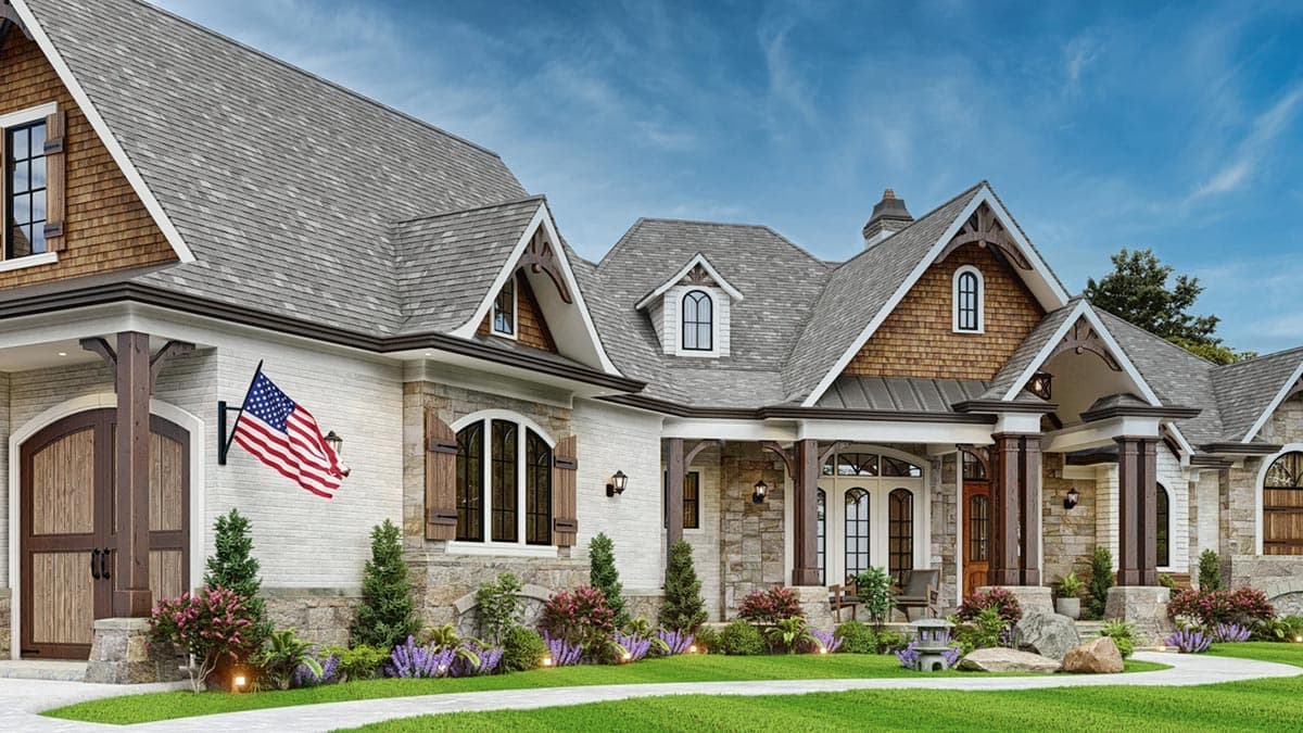 Plan 25814GE: 3400  Sq Ft Craftsman House Plan with Optional Upper and Lower Levels - Image #6 - Cottage, Country, Craftsman, Mountain, Rustic