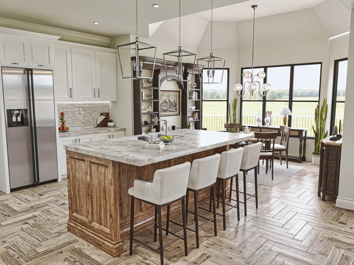 Plan 25814GE: 3400  Sq Ft Craftsman House Plan with Optional Upper and Lower Levels - Image #16 - Cottage, Country, Craftsman, Mountain, Rustic