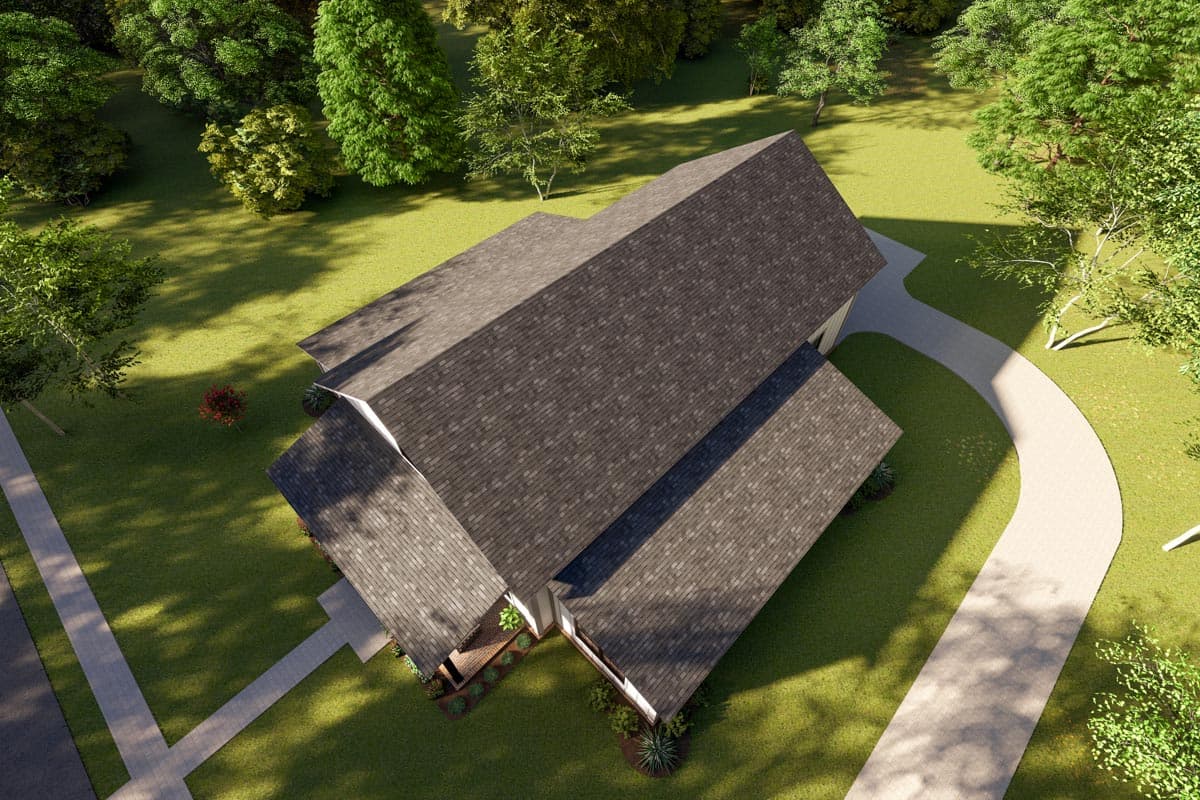 Plan 52326WM: 3-Bed Barndominium-Style Farmhouse Plan Under 2000 Sq Ft - Image #8 - Barndominium, Cottage, Country, Farmhouse, Rustic