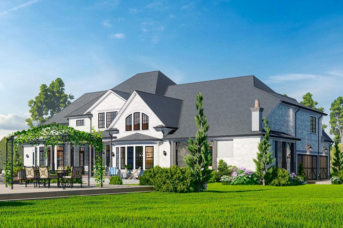 Plan 25815GE: 5985 Square Foot Luxury Home Plan with Two Bathrooms in the Main Floor Master Suite - Image #23 - European, Traditional