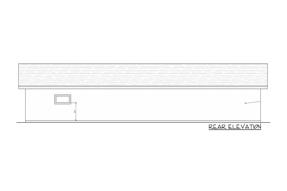 Plan 849013PGE: 2-Car Modern Garage Plan with 1-Bed ADU Apartment Under 1000 Sq. ft. - Image #9 - Carriage, Contemporary, Modern
