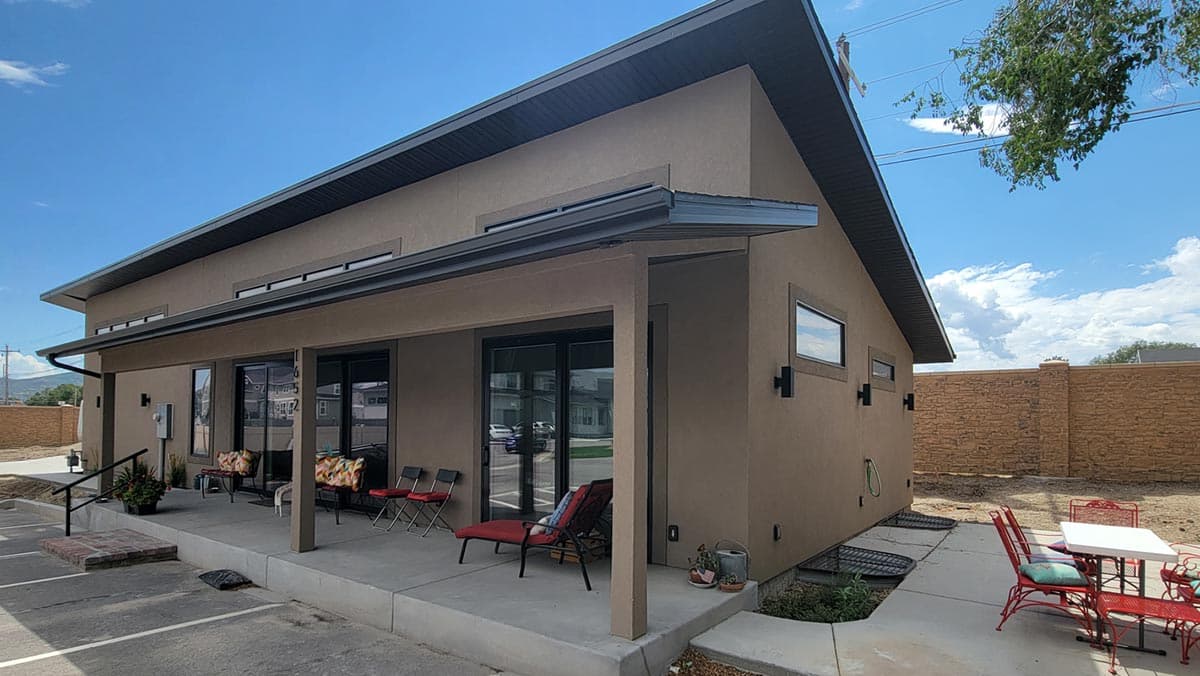 Plan 849013PGE: 2-Car Modern Garage Plan with 1-Bed ADU Apartment Under 1000 Sq. ft. - Image #4 - Carriage, Contemporary, Modern