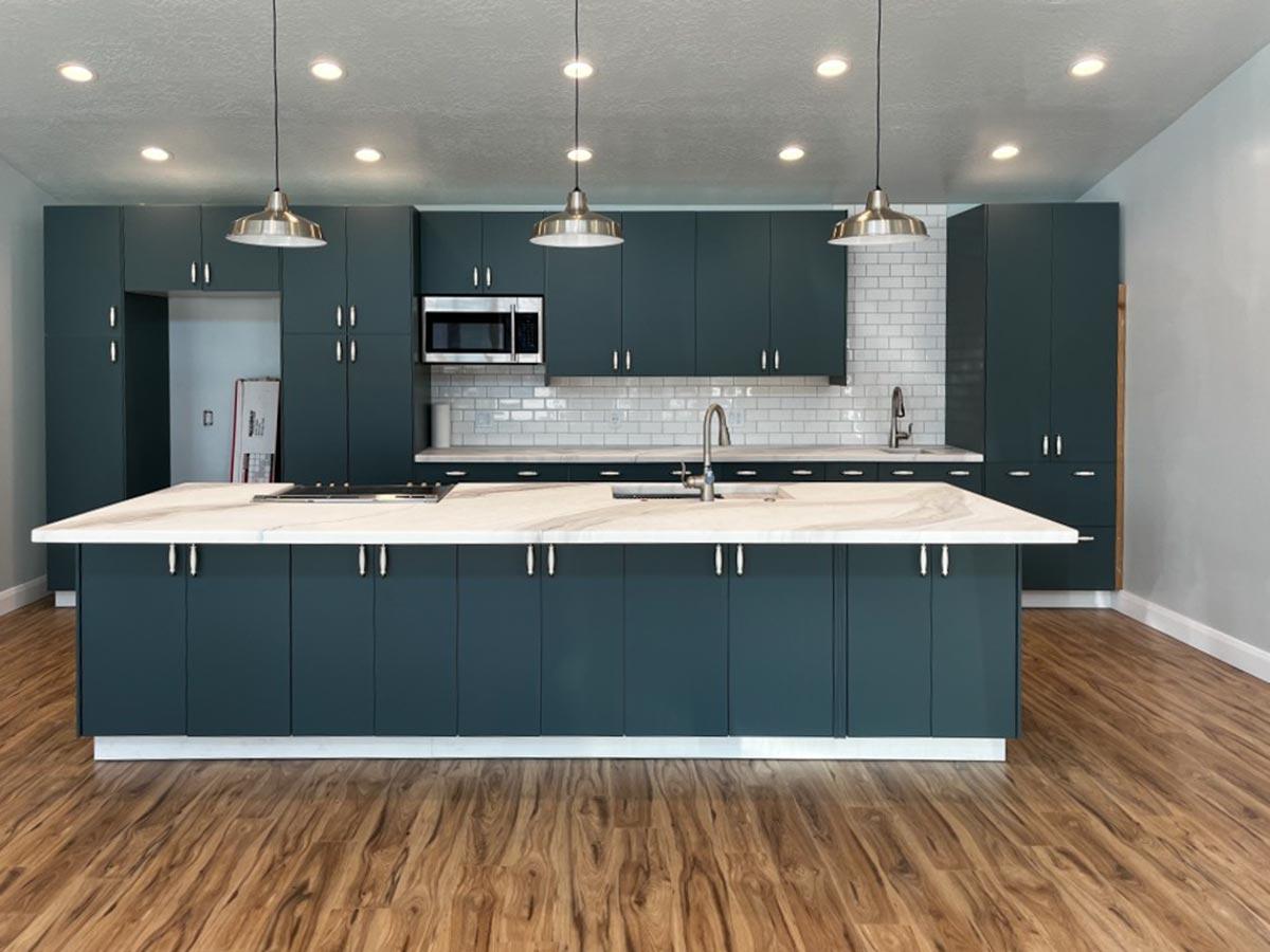 Plan 849013PGE: 2-Car Modern Garage Plan with 1-Bed ADU Apartment Under 1000 Sq. ft. - Image #5 - Carriage, Contemporary, Modern