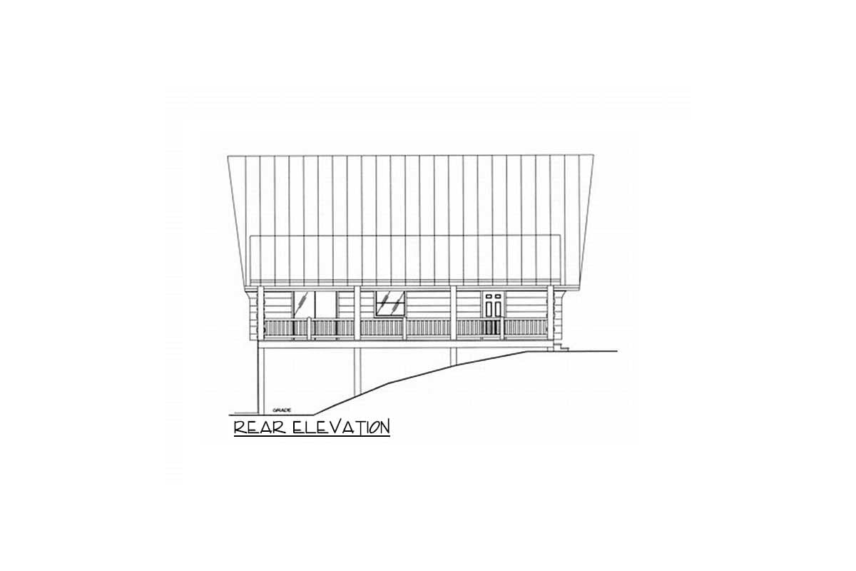 Plan 35399GH: Log Home Living - Image #4 - Log Cabin, Mountain, Rustic, Vacation