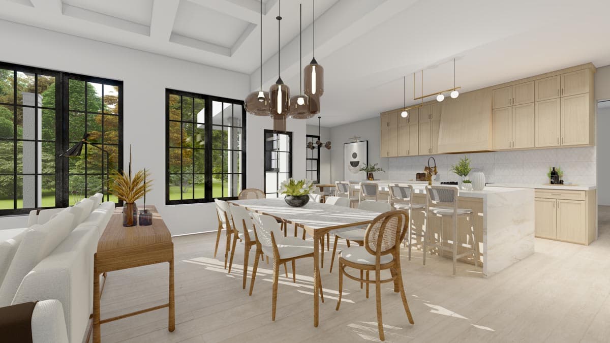 Plan 550014LAN: Exclusive Traditional Southern Home Plan with Symmetrical Front Elevation - Image #7 - Southern, Southern Traditional, Traditional