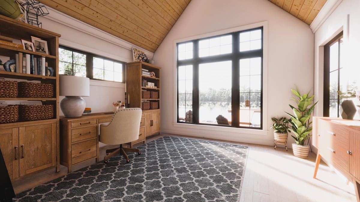 Plan 865021SHW: 485 Square Foot Tiny House Plan with Loft  - Image #10 - Craftsman, Rustic