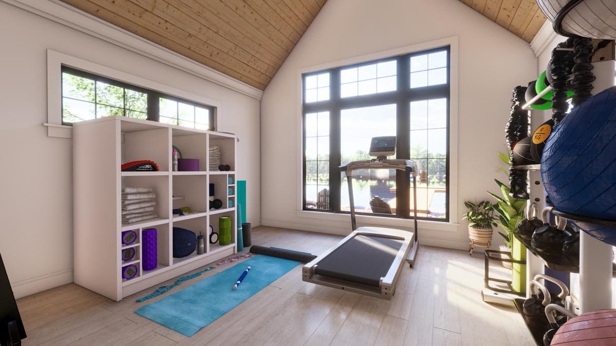 Plan 865021SHW: 485 Square Foot Tiny House Plan with Loft  - Image #11 - Craftsman, Rustic