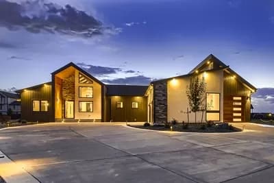 3920 Square Foot Contemporary Scandinavian House Plan with Rooftop Deck