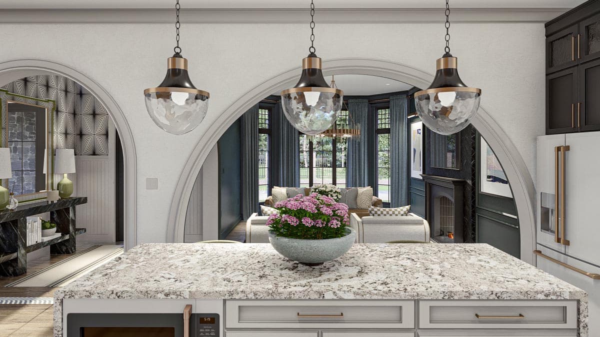 Plan 623264DJ: 3-Bed Modern Victorian Home Plan with Rear-Entry Garage - Image #12 - Cottage, European, Transitional, Victorian