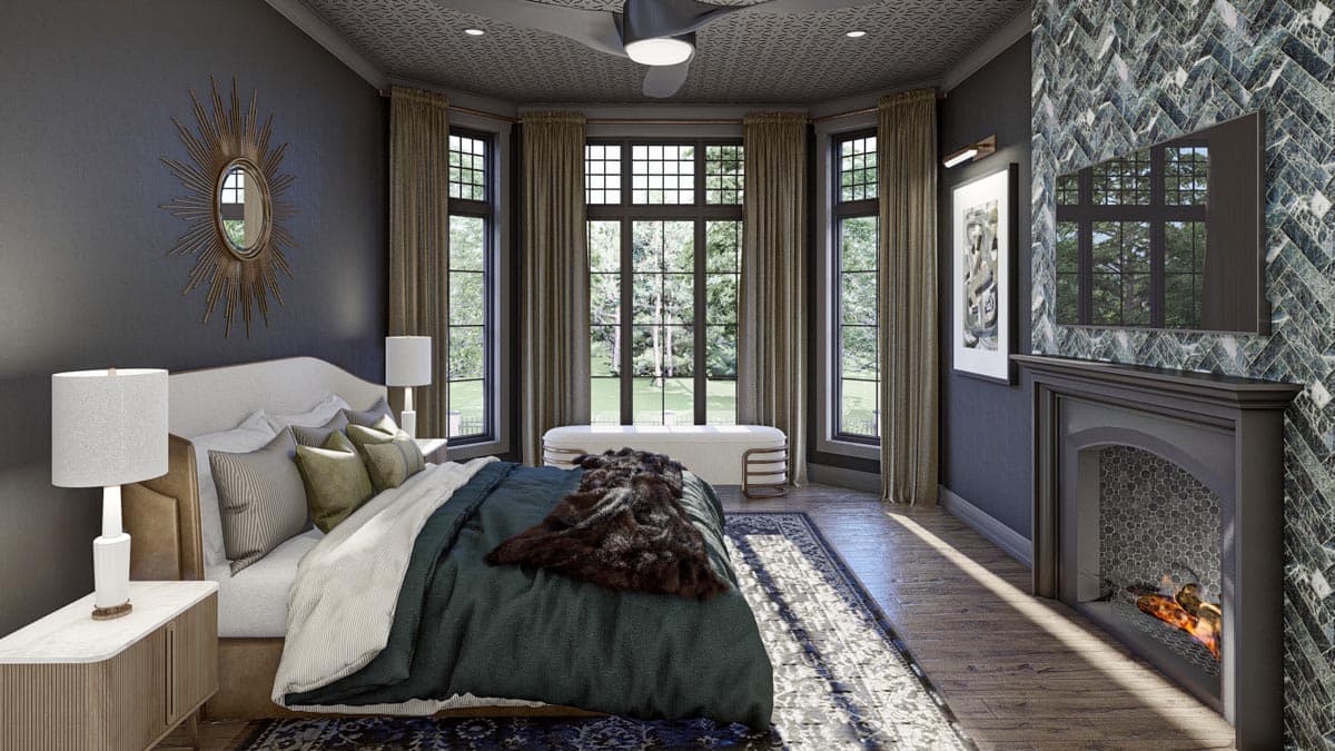 Plan 623264DJ: 3-Bed Modern Victorian Home Plan with Rear-Entry Garage - Image #13 - Cottage, European, Transitional, Victorian