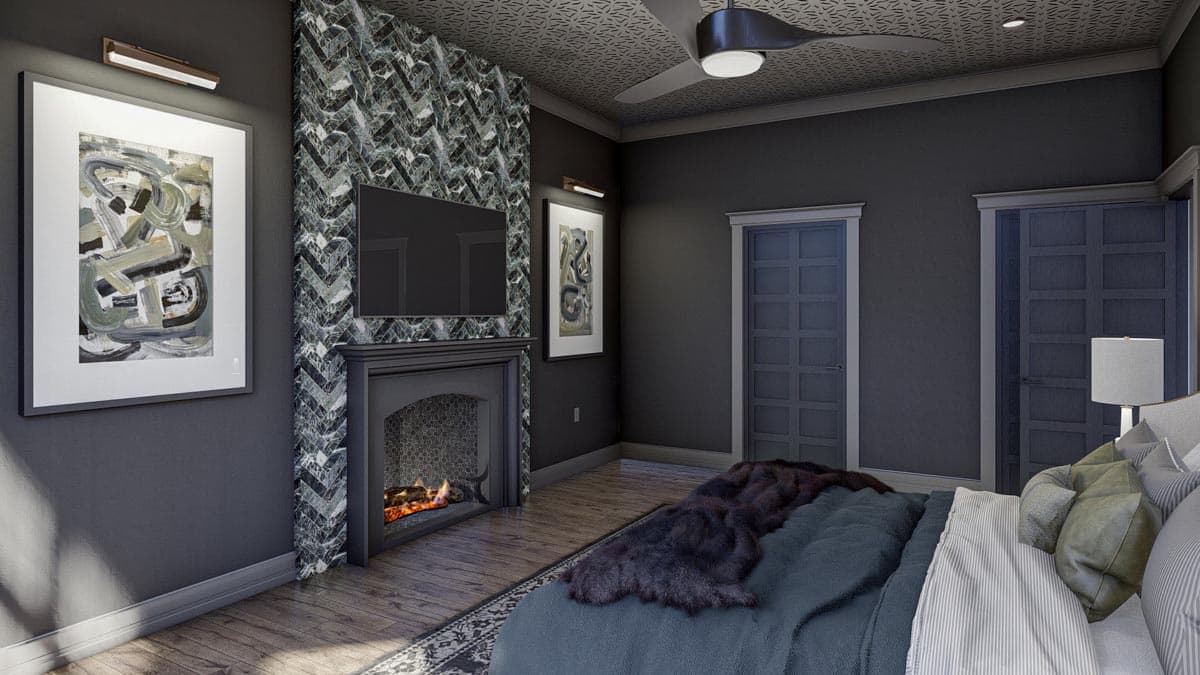 Plan 623264DJ: 3-Bed Modern Victorian Home Plan with Rear-Entry Garage - Image #14 - Cottage, European, Transitional, Victorian