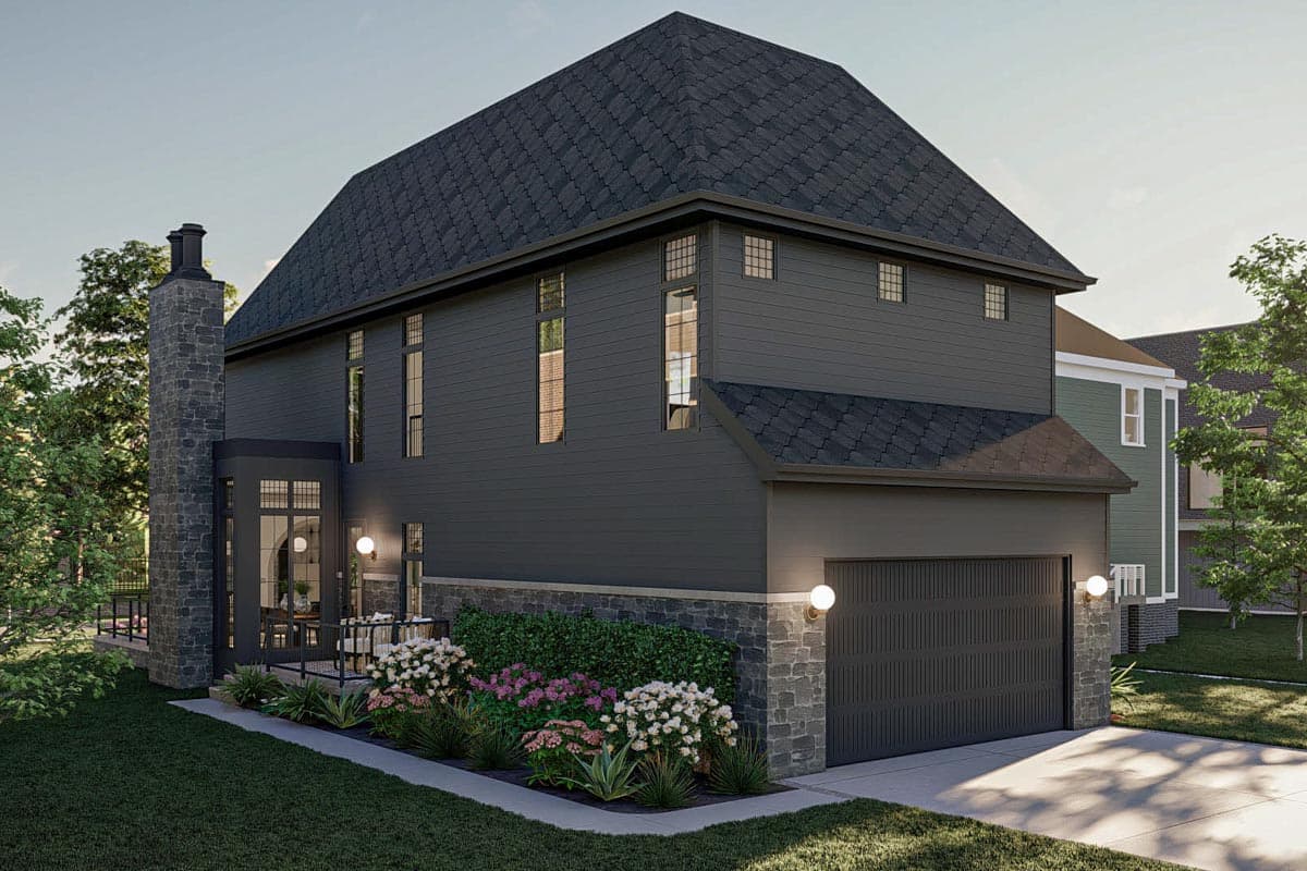 Plan 623264DJ: 3-Bed Modern Victorian Home Plan with Rear-Entry Garage - Image #23 - Cottage, European, Transitional, Victorian