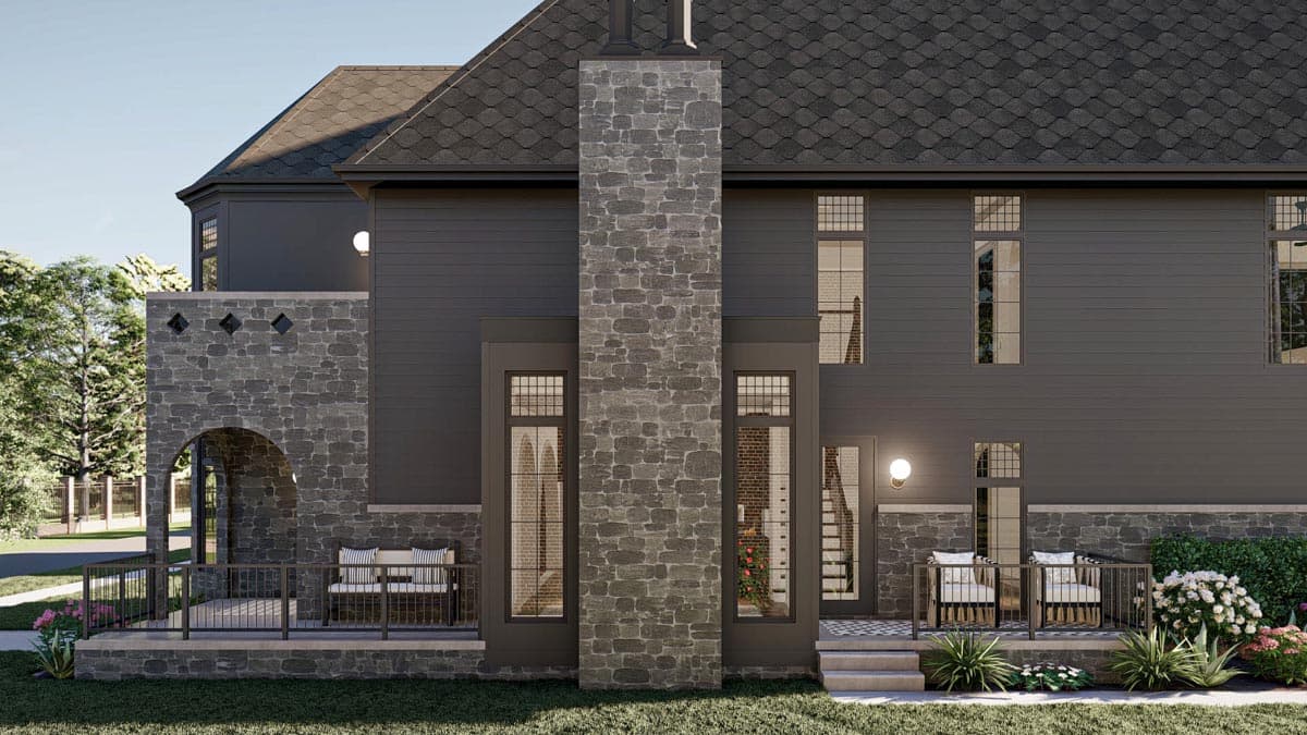 Plan 623264DJ: 3-Bed Modern Victorian Home Plan with Rear-Entry Garage - Image #24 - Cottage, European, Transitional, Victorian