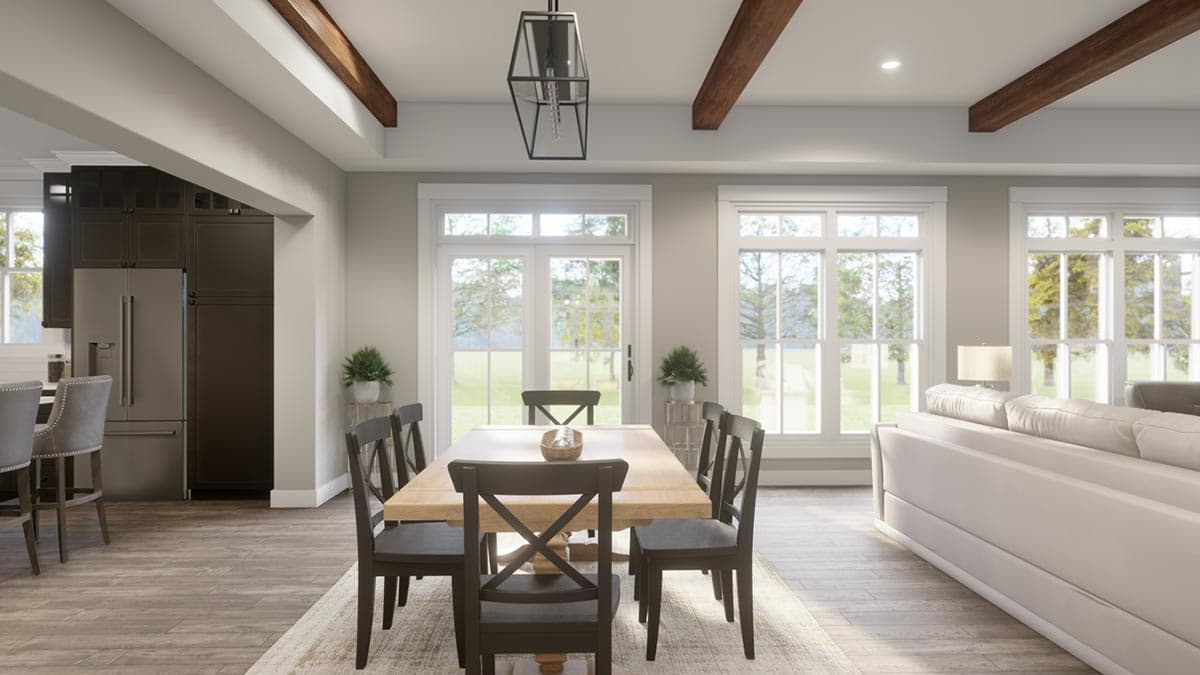 Plan 14761RK: Split Bedroom New American Farmhouse Plan Under 2400 Square Feet with Home Office - Image #14 - Country, Craftsman, Modern Farmhouse, New American