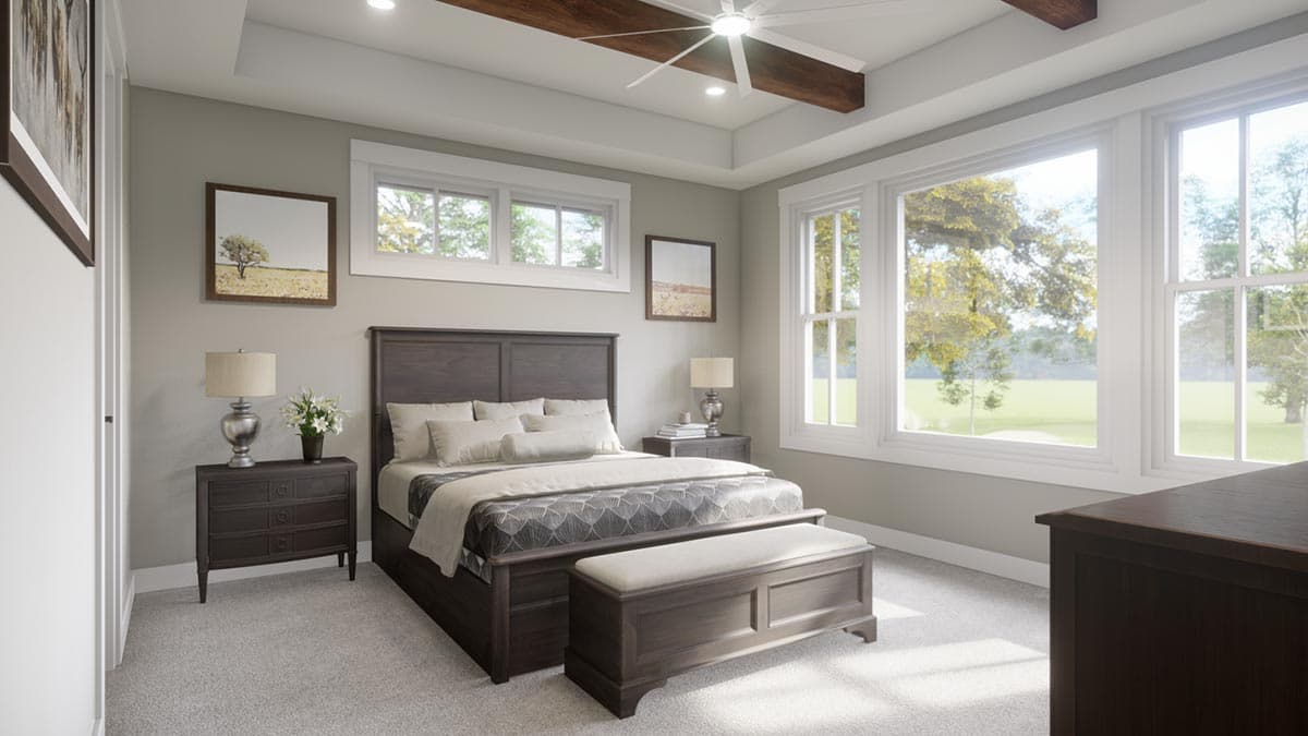 Plan 14761RK: Split Bedroom New American Farmhouse Plan Under 2400 Square Feet with Home Office - Image #18 - Country, Craftsman, Modern Farmhouse, New American