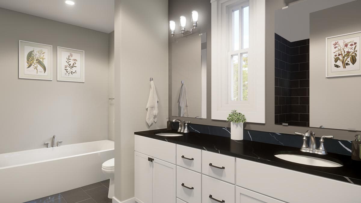 Plan 14761RK: Split Bedroom New American Farmhouse Plan Under 2400 Square Feet with Home Office - Image #19 - Country, Craftsman, Modern Farmhouse, New American