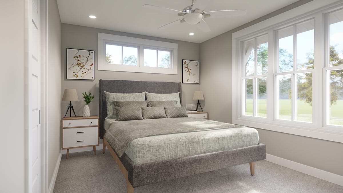 Plan 14761RK: Split Bedroom New American Farmhouse Plan Under 2400 Square Feet with Home Office - Image #22 - Country, Craftsman, Modern Farmhouse, New American