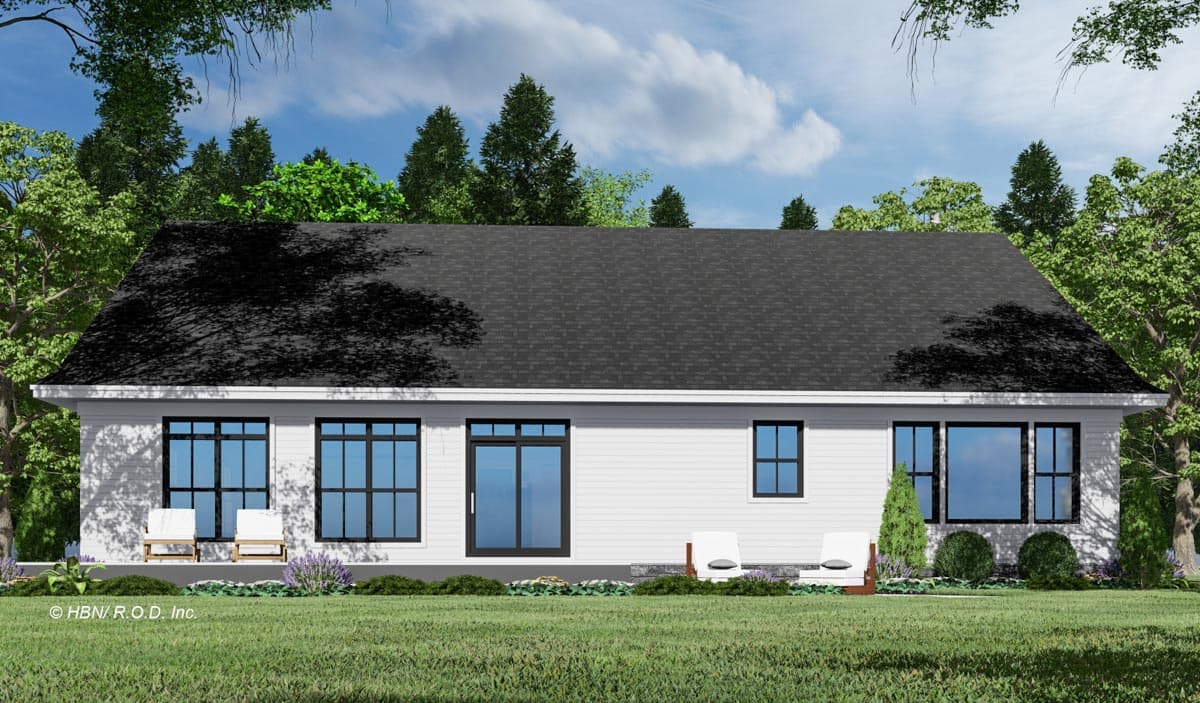 Plan 14762RK: 2366 Square Foot Timber and Stone Modern Farmhouse Plan with Bonus Expansion - Image #5 - Modern Farmhouse, New American