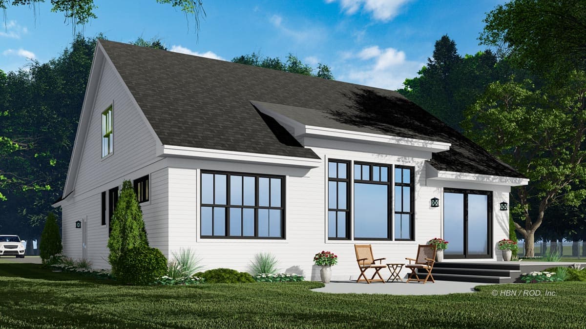 Plan 14766RK: 2-Story New American Farmhouse Plan with Flex Room and 2-Story Foyer - Image #4 - Country, Craftsman, Modern Farmhouse, New American