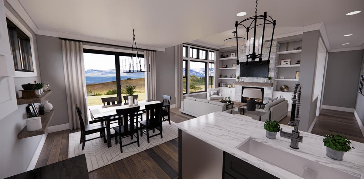 Plan 14766RK: 2-Story New American Farmhouse Plan with Flex Room and 2-Story Foyer - Image #14 - Country, Craftsman, Modern Farmhouse, New American