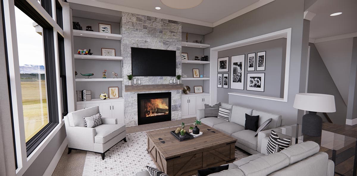 Plan 14766RK: 2-Story New American Farmhouse Plan with Flex Room and 2-Story Foyer - Image #17 - Country, Craftsman, Modern Farmhouse, New American