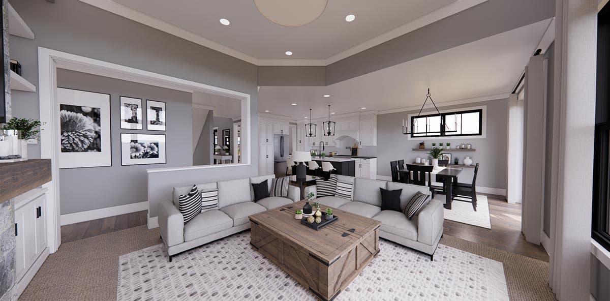 Plan 14766RK: 2-Story New American Farmhouse Plan with Flex Room and 2-Story Foyer - Image #19 - Country, Craftsman, Modern Farmhouse, New American