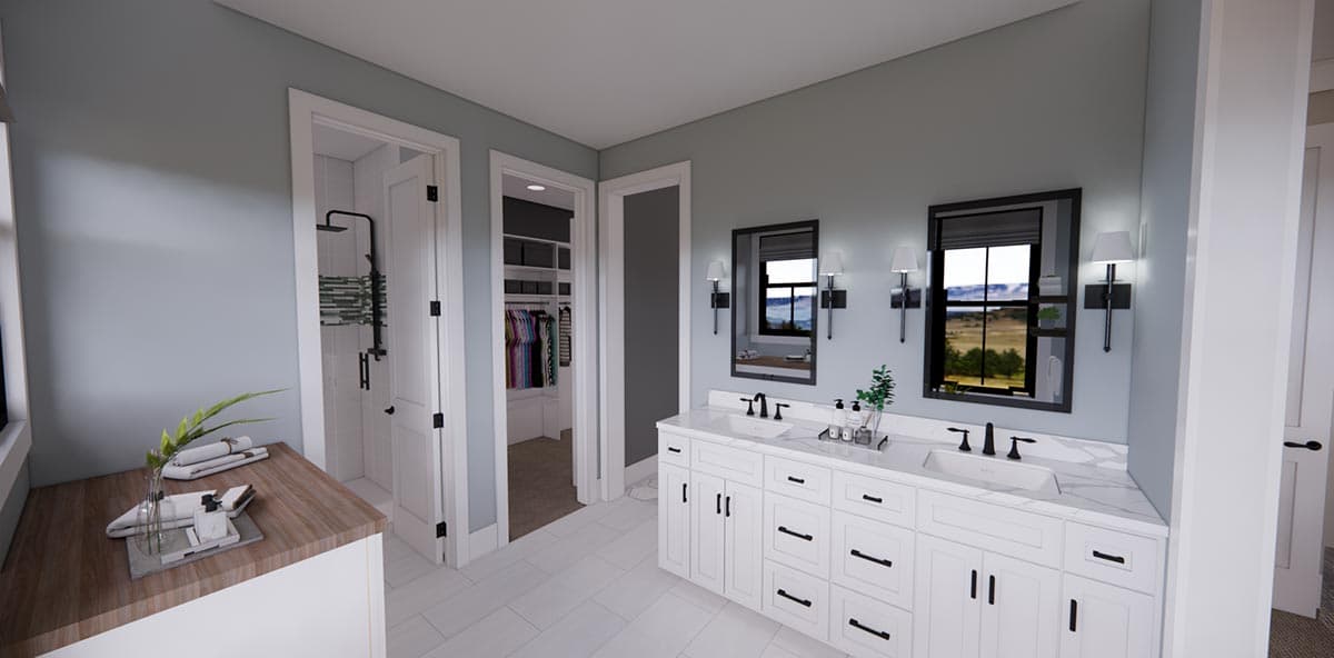 Plan 14766RK: 2-Story New American Farmhouse Plan with Flex Room and 2-Story Foyer - Image #22 - Country, Craftsman, Modern Farmhouse, New American