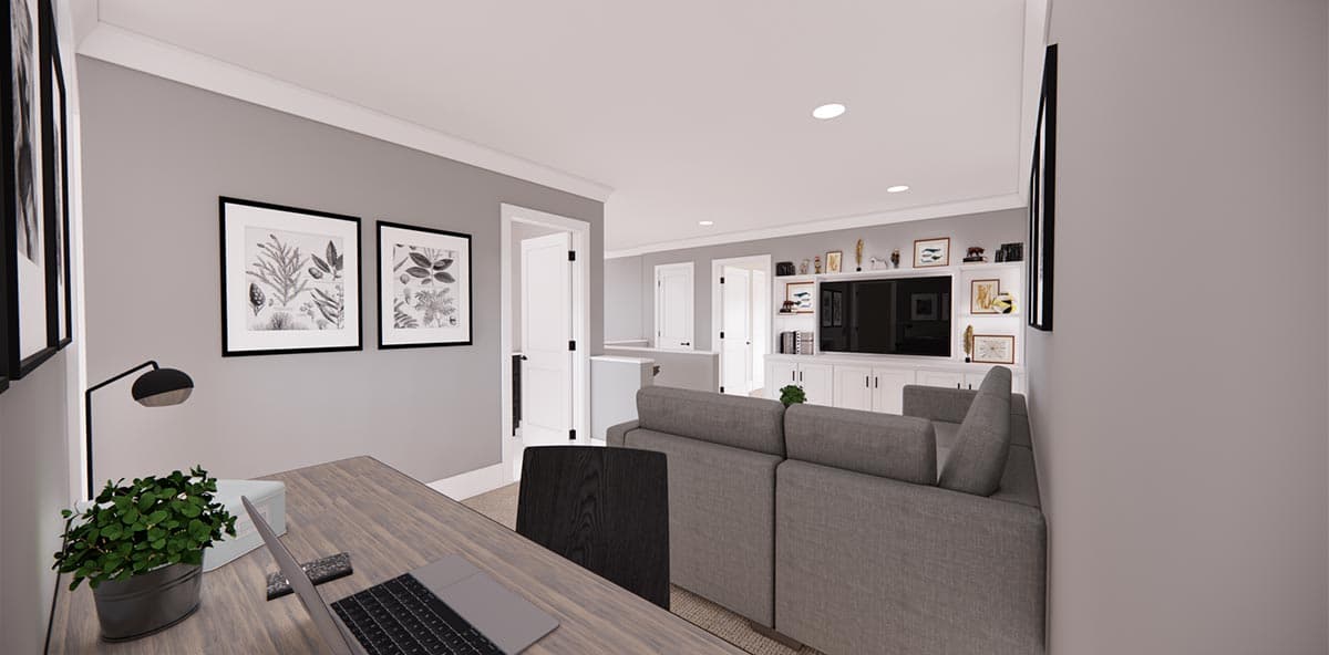 Plan 14766RK: 2-Story New American Farmhouse Plan with Flex Room and 2-Story Foyer - Image #32 - Country, Craftsman, Modern Farmhouse, New American