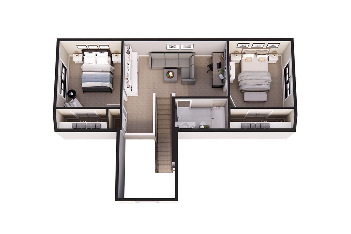 Plan 14766RK: 2-Story New American Farmhouse Plan with Flex Room and 2-Story Foyer - Image #37 - Country, Craftsman, Modern Farmhouse, New American