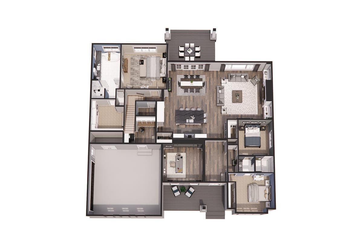 Plan 14767RK: New American Farmhouse Under 2400 Square Feet with Bonus Expansion - Image #45 - Country, Craftsman, Modern Farmhouse, New American