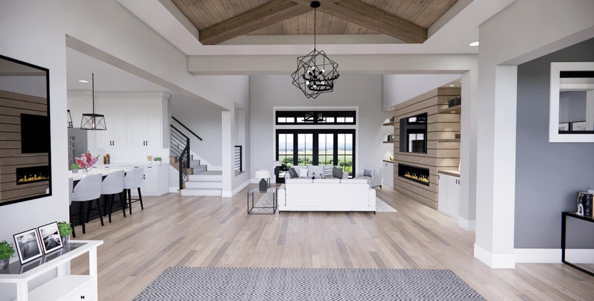 Plan 14770RK: Modern Farmhouse Plan with Home Office and Bonus Expansion - 3482 Sq Ft - Image #8 - Country, Modern Farmhouse, New American