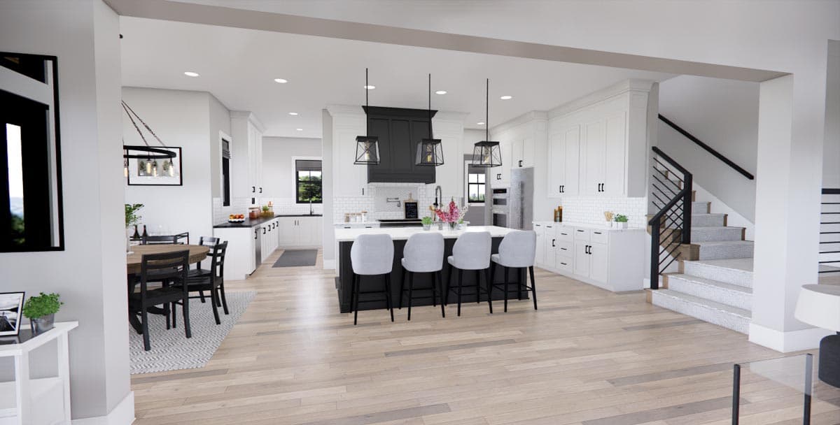 Plan 14770RK: Modern Farmhouse Plan with Home Office and Bonus Expansion - 3482 Sq Ft - Image #10 - Country, Modern Farmhouse, New American
