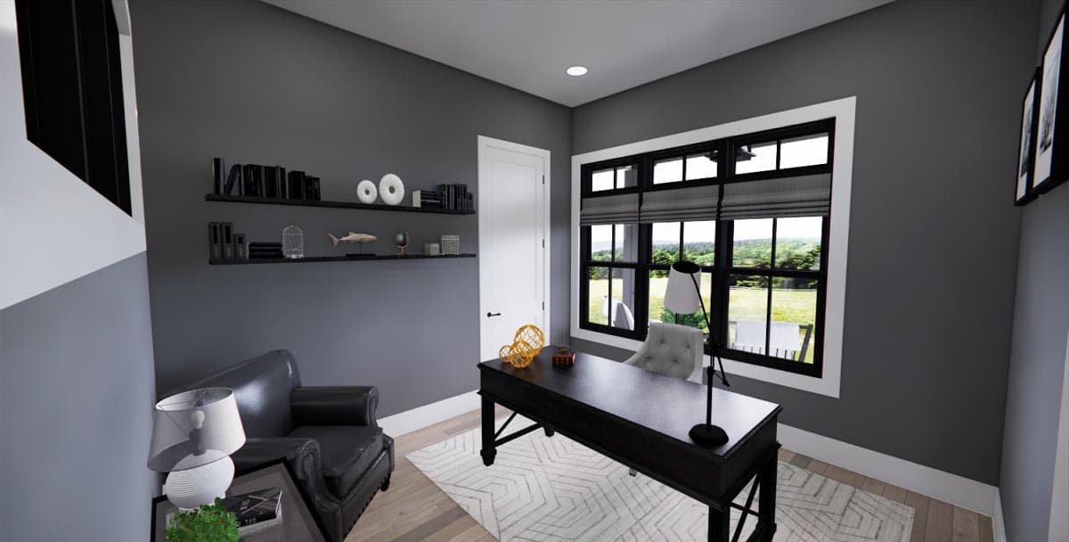 Plan 14770RK: Modern Farmhouse Plan with Home Office and Bonus Expansion - 3482 Sq Ft - Image #12 - Country, Modern Farmhouse, New American