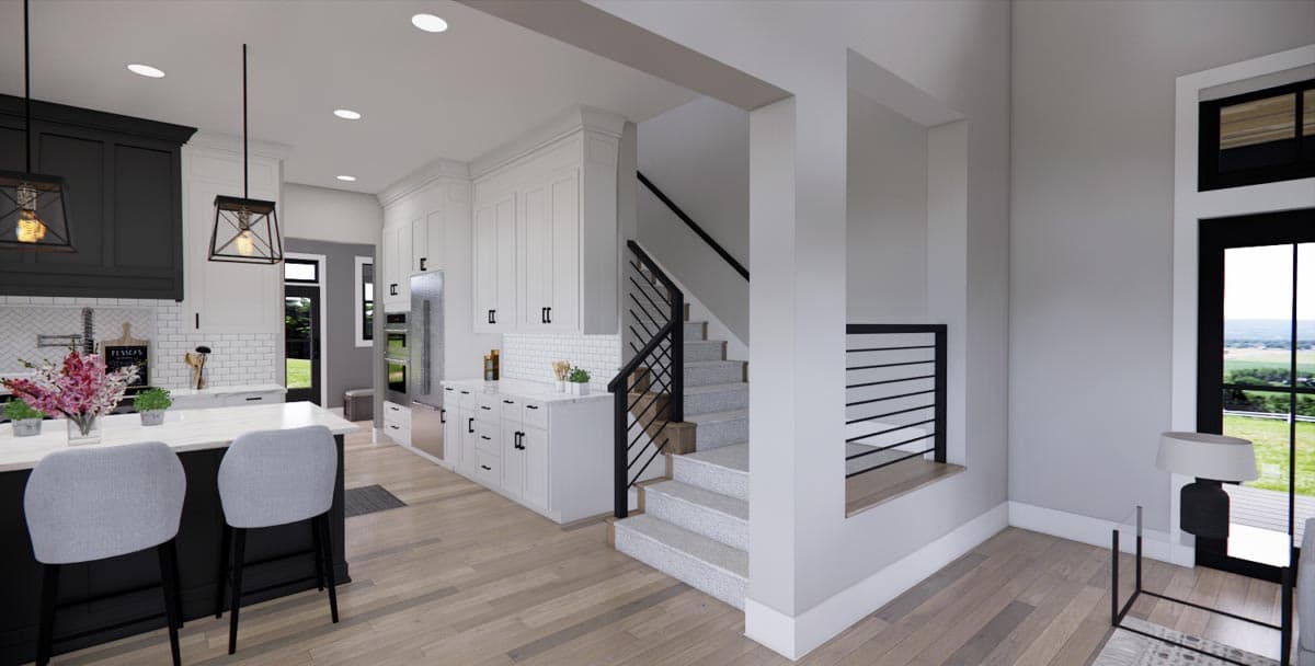 Plan 14770RK: Modern Farmhouse Plan with Home Office and Bonus Expansion - 3482 Sq Ft - Image #17 - Country, Modern Farmhouse, New American