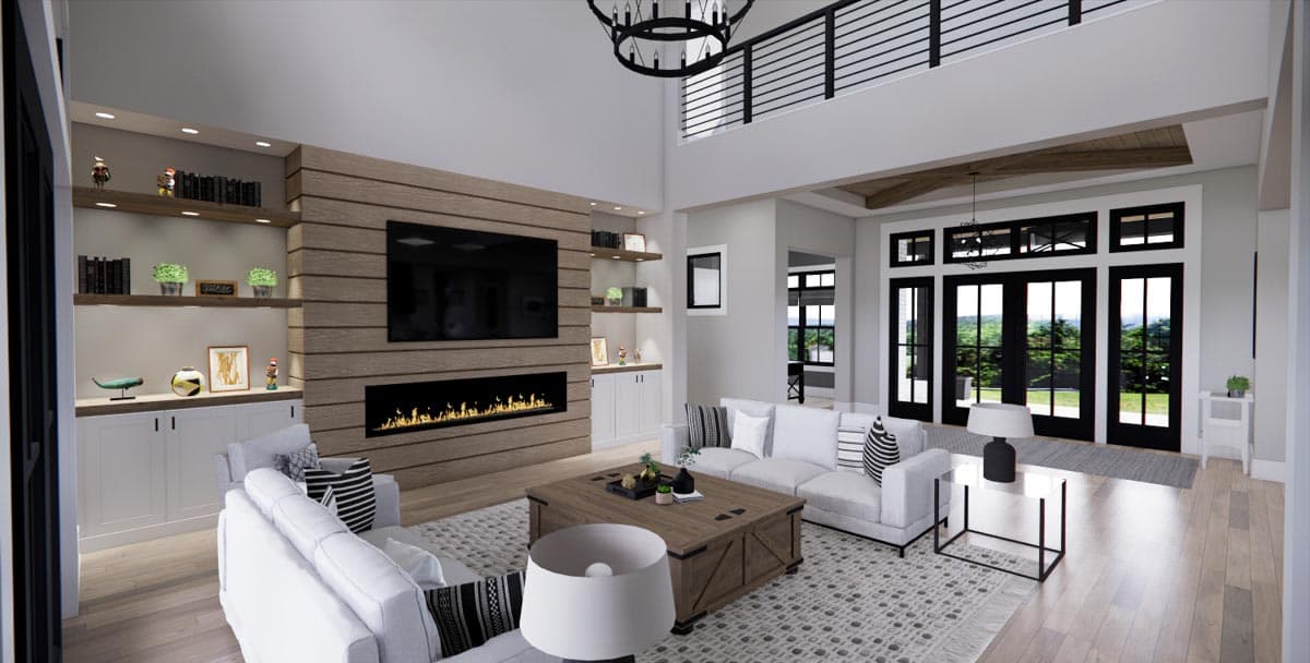 Plan 14770RK: Modern Farmhouse Plan with Home Office and Bonus Expansion - 3482 Sq Ft - Image #18 - Country, Modern Farmhouse, New American