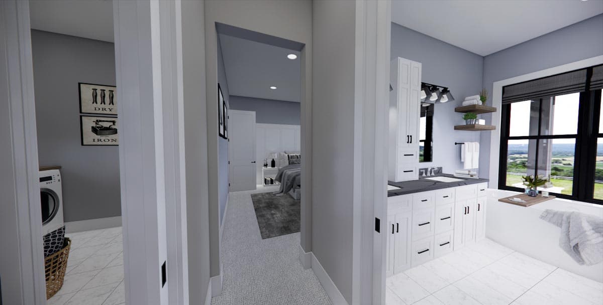 Plan 14770RK: Modern Farmhouse Plan with Home Office and Bonus Expansion - 3482 Sq Ft - Image #28 - Country, Modern Farmhouse, New American