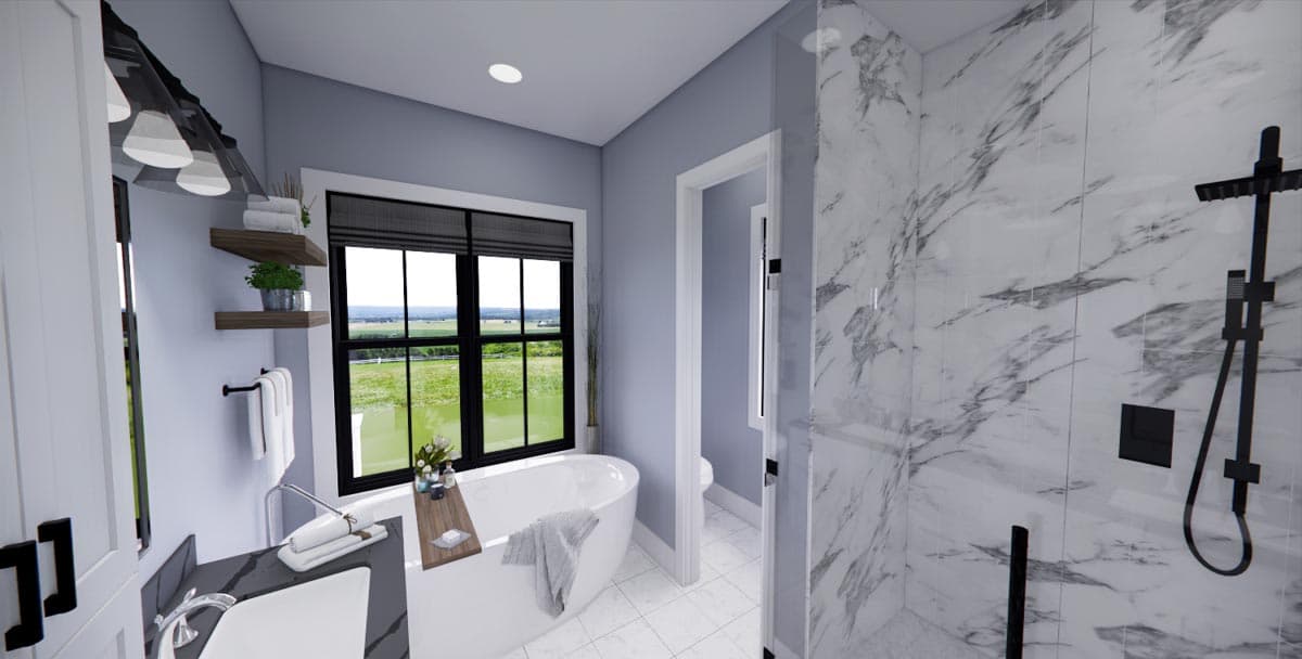 Plan 14770RK: Modern Farmhouse Plan with Home Office and Bonus Expansion - 3482 Sq Ft - Image #31 - Country, Modern Farmhouse, New American