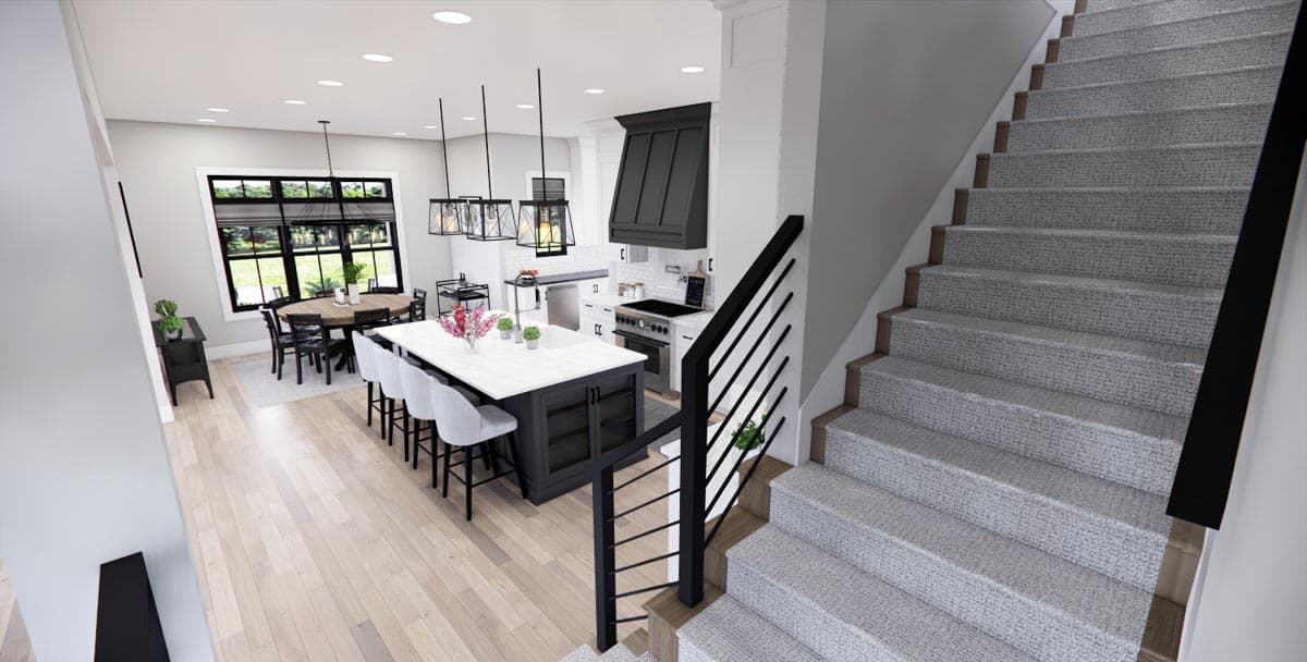 Plan 14770RK: Modern Farmhouse Plan with Home Office and Bonus Expansion - 3482 Sq Ft - Image #49 - Country, Modern Farmhouse, New American