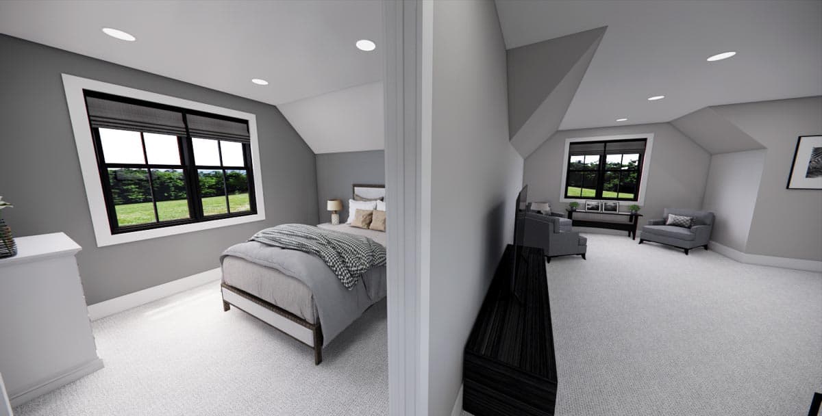 Plan 14770RK: Modern Farmhouse Plan with Home Office and Bonus Expansion - 3482 Sq Ft - Image #55 - Country, Modern Farmhouse, New American
