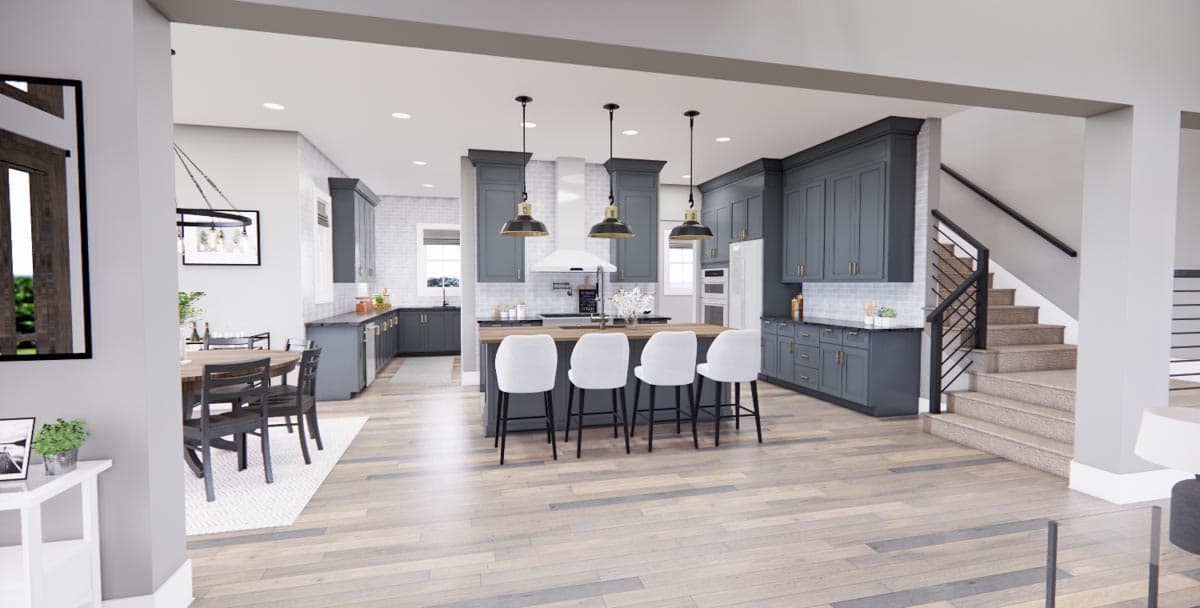 Plan 14771RK: 3 Bed 3264 Sq Ft Modern Farmhouse Plan with Home Office and Bonus Expansion - Image #8 - Country, Farmhouse, Modern Farmhouse