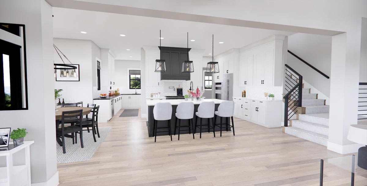 Plan 14771RK: 3 Bed 3264 Sq Ft Modern Farmhouse Plan with Home Office and Bonus Expansion - Image #9 - Country, Farmhouse, Modern Farmhouse
