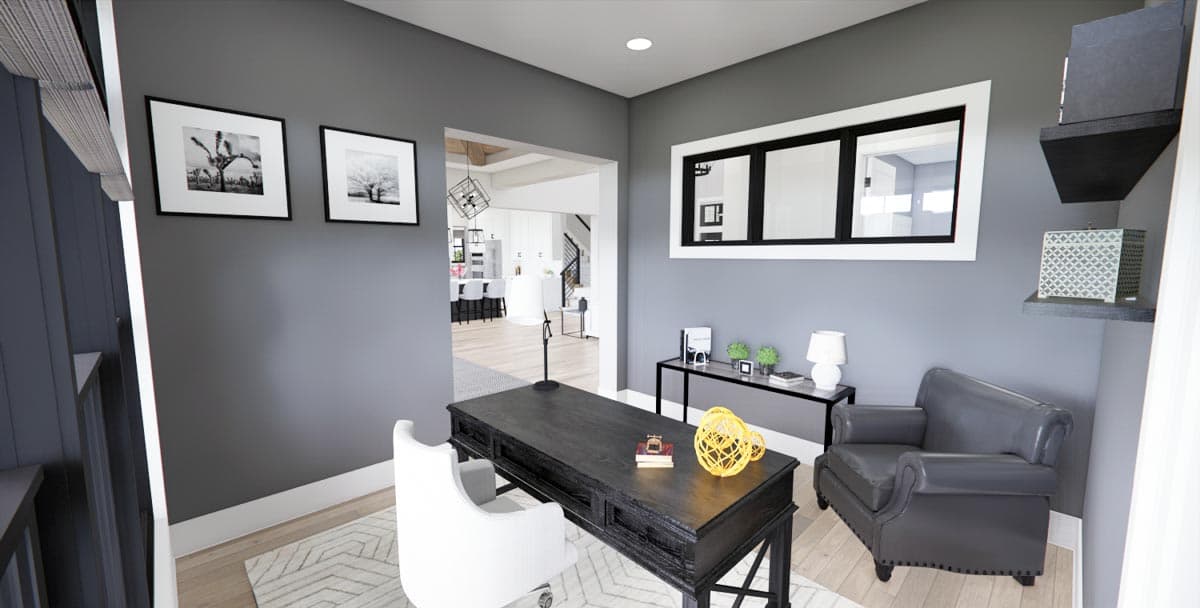 Plan 14771RK: 3 Bed 3264 Sq Ft Modern Farmhouse Plan with Home Office and Bonus Expansion - Image #12 - Country, Farmhouse, Modern Farmhouse