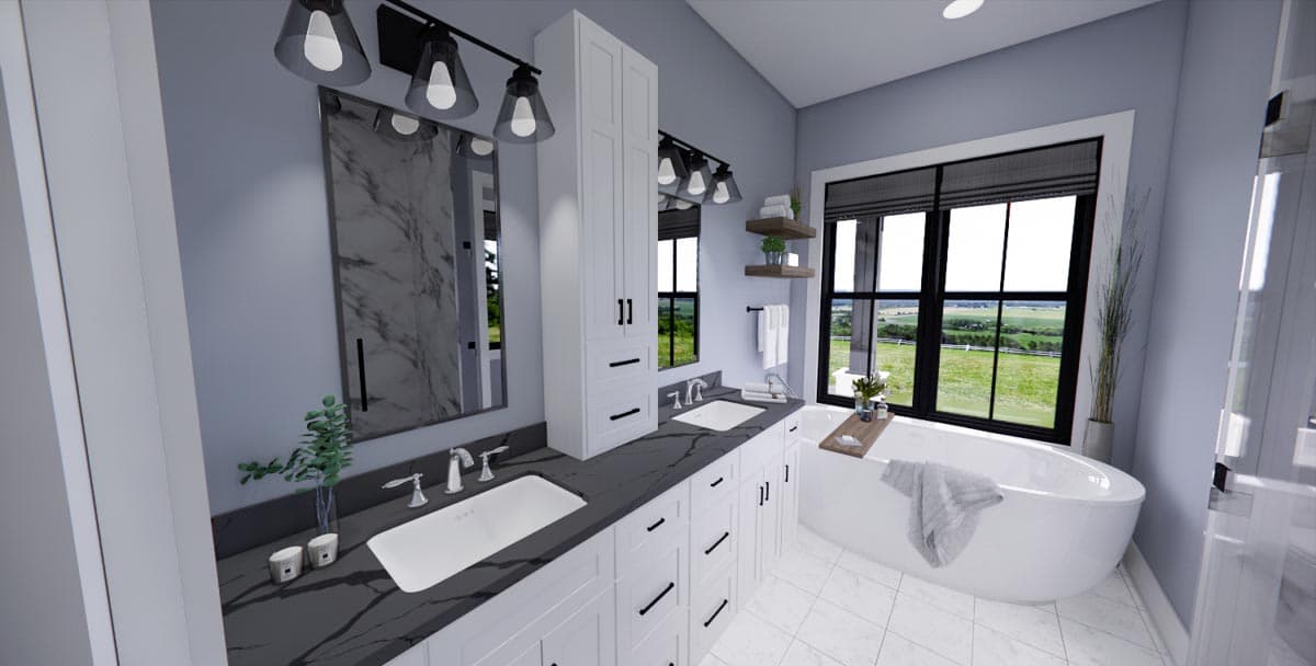Plan 14771RK: 3 Bed 3264 Sq Ft Modern Farmhouse Plan with Home Office and Bonus Expansion - Image #29 - Country, Farmhouse, Modern Farmhouse