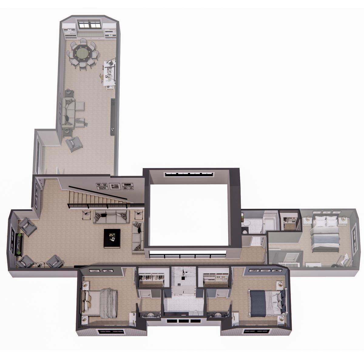 Plan 14771RK: 3 Bed 3264 Sq Ft Modern Farmhouse Plan with Home Office and Bonus Expansion - Image #67 - Country, Farmhouse, Modern Farmhouse