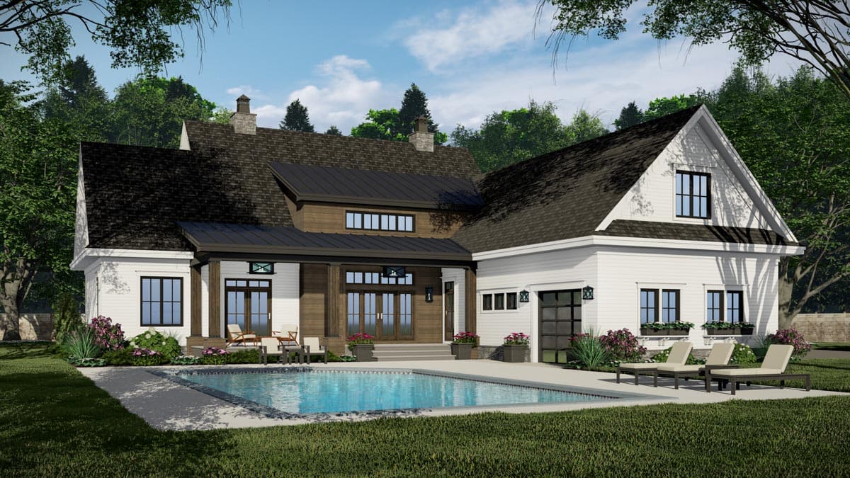 Plan 14772RK: 5 Bedroom Modern Farrnhouse Plan Under 3500 Square Feet with Bonus Expansion - Image #7 - Country, Modern Farmhouse, New American