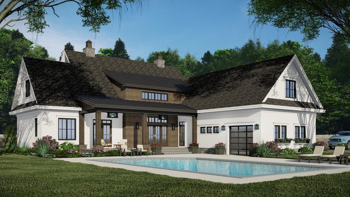 Plan 14772RK: 5 Bedroom Modern Farrnhouse Plan Under 3500 Square Feet with Bonus Expansion - Image #8 - Country, Modern Farmhouse, New American